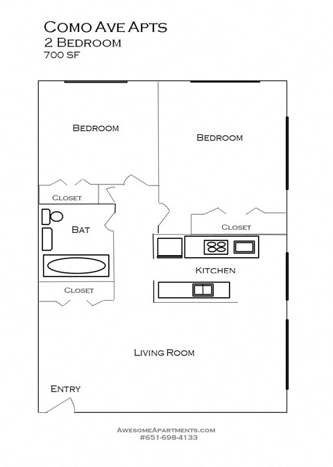 Como Lake Estates floor plan